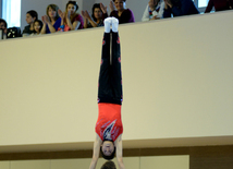 Akrobatika gimnastikası üzrə Azərbaycan və Bakı birinciliyi başlayıb. Azərbaycan, Bakı, 20 may 2016